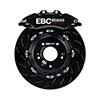 EBC bbk033blk2 | Racing 20-23 Volkswagen Golf-R Black Apollo-6 Calipers 380mm Rotors Front Big Brake Kit; 2020-2023 Alternate Image 1