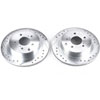 PowerStop jbr509xpr | Power Stop 89-96 Nissan 300ZX Rear Evolution Drilled & Slotted Rotors - Pair; 1989-1996 Alternate Image 2