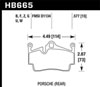 Hawk Performance HB665Q.577 | Hawk DTC-80 08-12 Porsche Cayman Rear Race Brake Pads; 1980-2008 Alternate Image 3