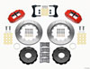 Wilwood 140-12440-r | Narrow Superlite 4R Front Hat Kit 14.00in Red 2007-Up Jeep Wrangler; 2007-2021 Alternate Image 1