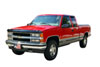 AVS 25631 | 88-00 Chevy CK High Profile Bugflector II Hood Shield - Smoke; 1988-2000 Alternate Image 1