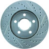 Stoptech 227.62057R | StopTech Pontiac Bonneville Select Sport Drilled/Slotted Rotor, Front Right; 1998-2005 Alternate Image 6