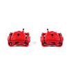 PowerStop s3196 | Power Stop 06-18 Toyota RAV4 Front Red Calipers w/Brackets - Pair; 2006-2018 Alternate Image 2