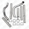 MBRP s6200slm | 1999-2003 Ford F-250/350 7.3L 4in Turbo Back Single No Muffler T409 SLM Series Exhaust System; 1999-2003 Alternate Image 5