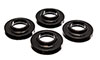 Energy Suspension 2.6103g | 97-06 Jeep Wrangler TJ / 84-01 Cherokee Black Front or Rear Coil Lift Isolator Set; 1997-2006 Alternate Image 1