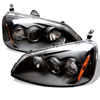 SPYDER 5010759 | Spyder Honda Civic 2/4DR (Non SI Model) Halo Projector Headlights - Black - (PRO-YD-HC01-AM-BK); 2001-2003 Alternate Image 1