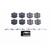 PowerStop z23-1185r | Power Stop 06-13 Chevrolet Corvette Rear Z23 Evolution Sport Brake Pads w/Hardware; 2006-2013 Alternate Image 1