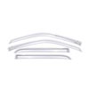 AVS 684109 | 09-18 Dodge RAM 1500 Crew Cab Ventvisor Front & Rear Window Deflectors 4pc - Chrome; 2009-2018 Alternate Image 1