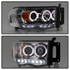 SPYDER 5009982 | Spyder Dodge Ram 1500 Halo LED ( Replaceable LEDs ) Projector Headlights - Chrome - (PRO-YD-DR02-HL-C); 2002-2005 Alternate Image 9