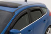 AVS 94373 | 12-18 Ford Focus Ventvisor Outside Mount Window Deflectors 4pc - Smoke; 2012-2018 Alternate Image 1