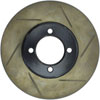 Stoptech 126.44027SL | StopTech Toyota Corolla Sport Slotted Brake Rotor, Front Left; 1984-1987 Alternate Image 4