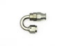 DeatschWerks 6-02-0853 | 6AN Female Swivel 180-Degree Hose End PTFE (Incl. 1 Olive Insert) Alternate Image 1