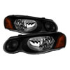 SPYDER 9029622 | Xtune Chrysler Sebring Convertible & Sedan 04-06 OEM Style Headlights Black HD-JH-CHRSE04-4D-AM-BK; 2004-2006 Alternate Image 1