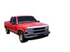 AVS 622014 | 88-99 Chevy CK Aeroskin Low Profile Hood Shield - Chrome; 1988-1999 Alternate Image 1