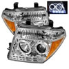 SPYDER 5011534 | Spyder Nissan Frontier Halo LED ( Replaceable LEDs ) Projector Headlights - Chrome - (PRO-YD-NF05-HL-C); 2005-2008 Alternate Image 2