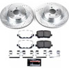 PowerStop k7052-26 | Power Stop 14-19 Dodge Charger Rear Z26 Street Warrior Brake Kit; 2014-2021 Alternate Image 2