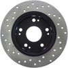 Stoptech 128.40055L | StopTech Acura TSX Sport Cryo Cross Drilled Rotor, Rear Left; 2004-2008 Alternate Image 7