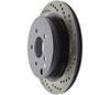 Stoptech 128.42078L | StopTech Infiniti FX35 Sport Cross Drilled Brake Rotor, Rear Left; 2003-2012 Alternate Image 6