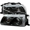 SPYDER 5010827 | Spyder Honda Civic Halo Projector Headlights - Black - (PRO-YD-HC90-HL-BK); 1990-1991 Alternate Image 2