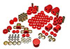 Energy Suspension 7.18104r | 91-94 Nissan Sentra/NX1600/2000 Red Hyper-Flex Master Bushing Set; 1991-1994 Alternate Image 1