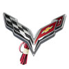 Oracle Lighting 3655-003 | Oracle Corvette C7 Rear Illuminated Emblem - Dual Intensity - Red; 2014-2017 Alternate Image 5