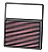 K&N Engineering 335001 | K&N 13-14 Ford Fusion Hybrid 2.0L F/I Replacement Air Filter; 2013-2014 Alternate Image 2