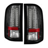 SPYDER 5001771 | Spyder Silverado Led Tail Lights - Black - (ALT-YD-CS07-LED-BK); 2007-2008 Alternate Image 2