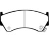 EBC dp31044c | 95-97 Nissan Sentra 1.6 Redstuff Front Brake Pads; 1995-1997 Alternate Image 1