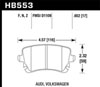 Hawk Performance HB553B.652 | Hawk 07-11 Audi S6 HPS 5.0 Rear Brake Pads; 2007-2011 Alternate Image 4