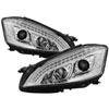 SPYDER 5083906 | Spyder Mercedes Benz W221 S Class Projector Headlights - Xenon/HID Model Only - DRL LED - Chrome - (PRO-YD-MBW22107-HID-DRL-C); 2007-2009 Alternate Image 1