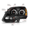 ANZO 111530 | 2007-2012 GMC Acadia Projector Headlights Balck Housing; 2007-2012 Alternate Image 3