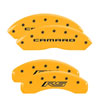 MGP 15206SMGPYL | MGP 4 Caliper Covers Engraved Front & Rear MGP Yellow finish black ch; 2012-2015 Alternate Image 6