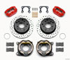 Wilwood 140-13733-dr | Dynapro Lug Mount P/S Park Brake Kit Drilled Red Big Ford 2.00in Off Bronco 5 x 5.50; 1965-1977 Alternate Image 1