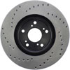 Stoptech 128.40057L | StopTech Acura RSX Sport Cryo Cross Drilled Rotor, Front Left; 2002-2006 Alternate Image 4