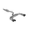 MBRP s46043cf | 15-20 Audi S3 T304 Stainless Steel Cat-Back System with Carbon Fiber Tips- Active; 2015-2020 Alternate Image 1