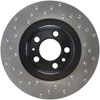 Stoptech 128.33054L | StopTech Volkswagen Jetta Sport Cryo Cross Drilled Rotor, Front Left; 1998-2015 Alternate Image 6