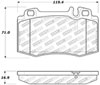 Stoptech 309.08470 | StopTech Sport Brake Pads Mercedes-Benz SL600, Front; 1994-2002 Alternate Image 2