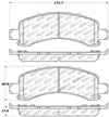 Stoptech 309.09741 | StopTech Sport Brake Pads GMC Yukon, Rear; 2003-2006 Alternate Image 2