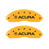 MGP 39005SRSXYL | 4 Caliper Covers Engraved Front Acura Rear RSX Yellow Finish Black Char 2002 Acura RSX; 2002-2006 Alternate Image 3