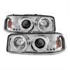 SPYDER 5009364 | Spyder Gmc Sierra Sierra Denali / Yukon, Denali, Yukon XL Halo Led Projector Headlights - Chrome - (PRO-YD-CDE00-HL-C); 2000-2006 Alternate Image 2