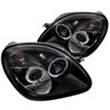 SPYDER 5011190 | Spyder Mercedes Benz SLK Halo Projector Headlights - Black - (PRO-YD-MBSLK98-1PC-HL-BK); 1998-2004 Alternate Image 2