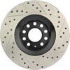 Stoptech 127.33096R | StopTech Audi S4 Sport Drilled/Slotted Rotor, Front Right; 2000-2002 Alternate Image 3