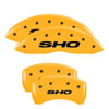 MGP 10222SSHOYL | 4 Caliper Covers Engraved Front & Rear SHO Yellow finish black ch; 2013-2018 Alternate Image 7