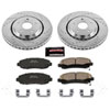 PowerStop k7214 | Power Stop 15-19 Acura TLX Front Z23 Evolution Sport Brake Kit; 2015-2019 Alternate Image 2