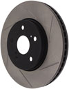 Stoptech 126.44125SR | StopTech Toyota Solara Sport Slotted Brake Rotor, Front Right; 2004-2008 Alternate Image 3