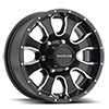 Raceline 860m56050 | 860M Mamba 15x6in / 5x127 BP / 0mm Offset / 3.19mm Bore - Black & Machined Wheel Alternate Image 1