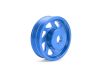 Perrin Performance pspeng100bl | Perrin 93-11 Subaru Impreza / 02-14 WRX / 04-21 STI EJ Crank Pulley - Blue (w/AC); 1993-2011 Alternate Image 4