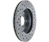 Stoptech 227.40056R | StopTech Honda CRZ C-Tek Sport Drilled & Slotted Rotor; 2011-2015 Alternate Image 1