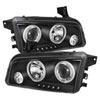 SPYDER 5009715 | Spyder Dodge Charger ( Non HID ) CCFL LED ( Replaceable LEDs ) Projector Headlights - Black - (PRO-YD-DCH05-CCFL-BK); 2006-2010 Alternate Image 2