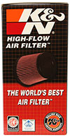 K&N Engineering rc1894 | K&N Filter Universal Clamp-On Filter 2 1/16in Flange / 3in OD / 3in H - Box of 4 Alternate Image 5